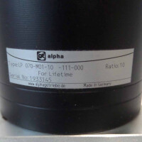 Wittenstein / alpha Planetengetriebe LP 070-MO1-10-111-000 OVP