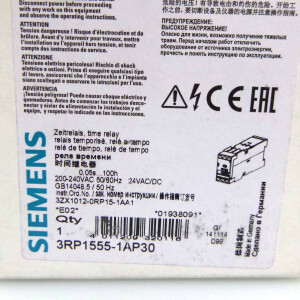 Siemens Zeitrelais 3RP1555-1AP30 OVP