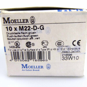 Klöckner Möller Drucktaster M22-D-G (10Stk.) OVP