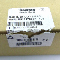 Rexroth Inline Eingabeklemme R-IB IL 24 DI 16-PAC MNR: R911170752-101 OVP