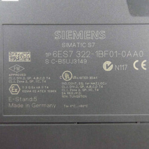 Simatic S7-300 SM322 6ES7 322-1BF01-0AA0 E-Stand:05 GEB