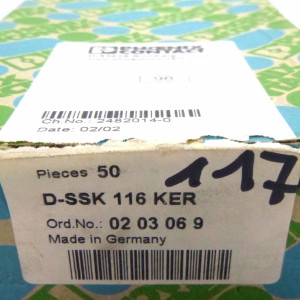 Phoenix Contact Abschlussdeckel D-SSK 116 KER 0203069 (50Stk) OVP