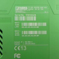 Phoenix Contact Router TC DSL ROUTER X400 A/B 2902709 GEB