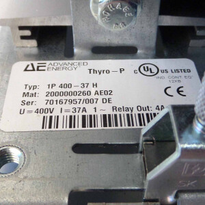 Advanced Energy Thyristor-Leistungssteller THYRO-P 1P 400-37 H GEB