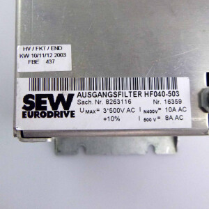 SEW Ausgangsfilter HF040-503 Sach. Nr. 8263116 GEB