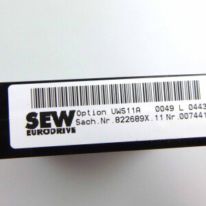 SEW Eurodrive Schnittstellenumsetzer UWS11A 822689X.11 #K2 OVP
