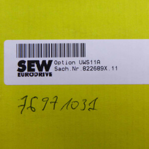 SEW Eurodrive Schnittstellenumsetzer UWS11A 822689X.11 #K2 OVP