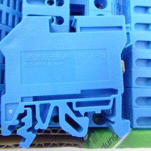 Contaclip Neutralleiter-Trennklemme NT 6-10 10x3 BU 1215.5 (50Stk.) OVP