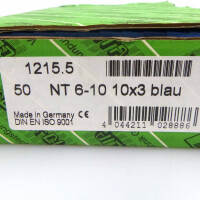 Contaclip Neutralleiter-Trennklemme NT 6-10 10x3 BU 1215.5 (50Stk.) OVP