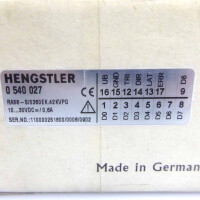 Hengstler Absolut-Drehgeber RA58-S 0 540 027 OVP