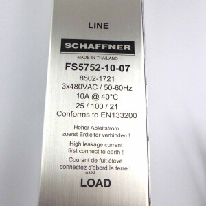 Schaffner Netzfilter FS5752-10-07 OVP