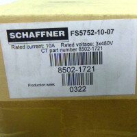 Schaffner Netzfilter FS5752-10-07 OVP