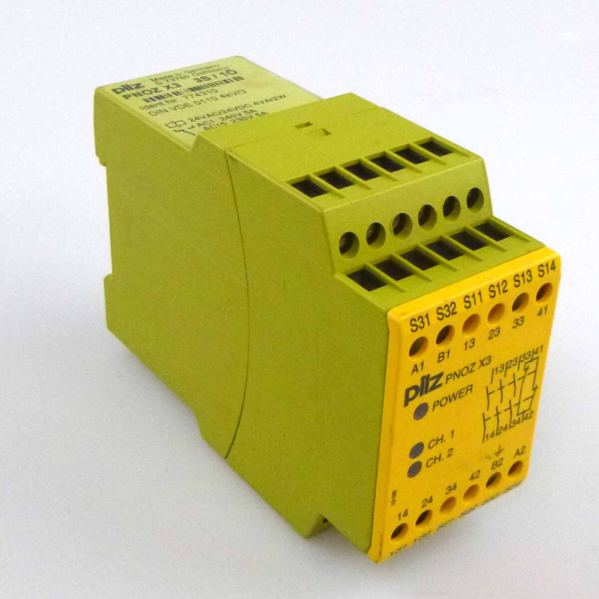 Pilz Not-Aus Schaltgerät PNOZ X3 3S/1Ö 774310 GEB