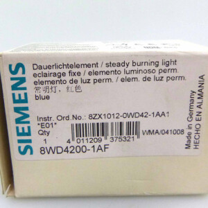 Siemens Dauerlichtelement Blau 8WD4 200-1AF OVP