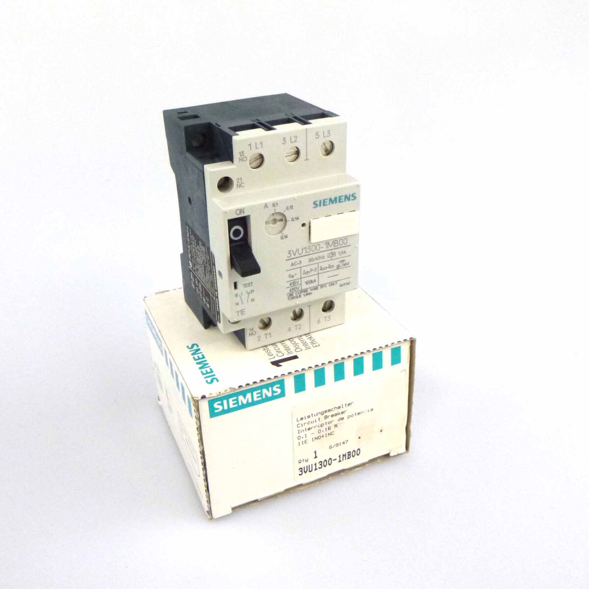 Siemens Leistungsschalter 3VU1300-1MB00 25A OVP