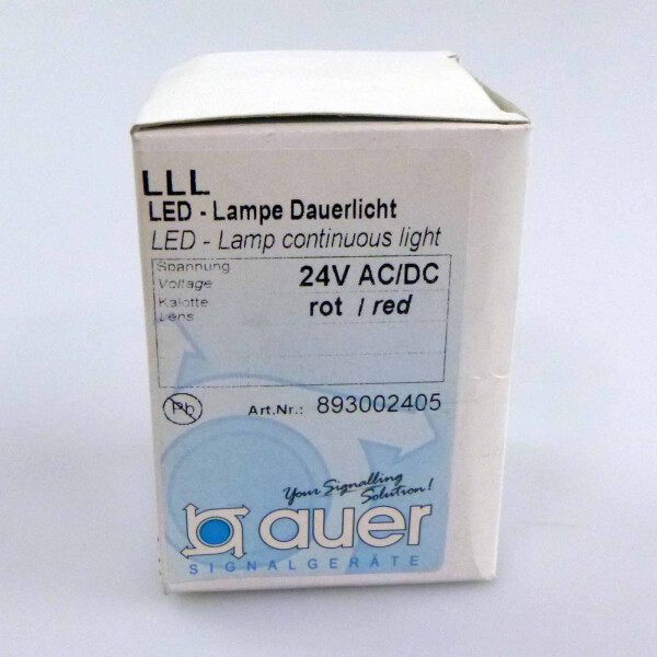Auer LED-Lampe, Dauerlicht gelb 893007405 OVP