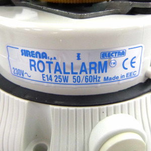 Sirena SPA Rundumleuchte ROTALLARM PB L 004395 230V GEB