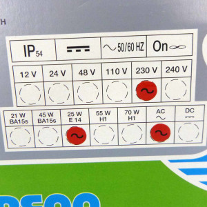 Sirena SPA Rundumleuchte ROTALLARM PB L 004395 230V GEB