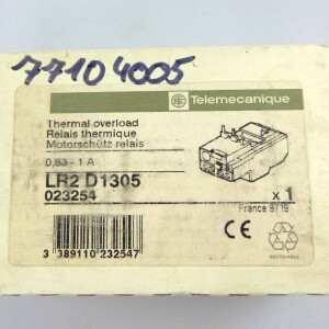 Telemecanique Motorschutz-Relais LR2D1305 023254 OVP