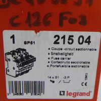 Legrand Sicherungshalter 21 504 OVP