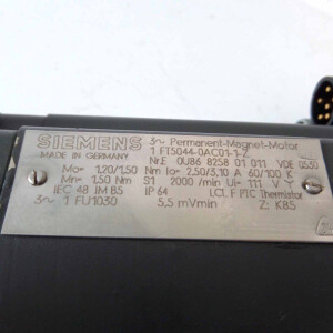 Siemens AC-VSA-Motor 1FT5044-0AC01-1-Z Z=K85 + ROD 426B.011 2500 GEB