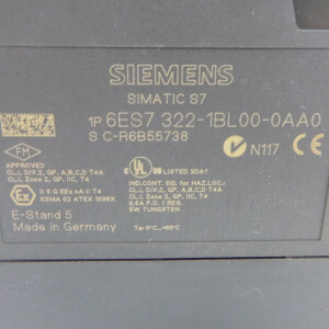 Simatic S7-300 SM322 6ES7 322-1BL00-0AA0 E-Stand:05 #K2 GEB