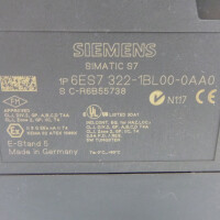 Simatic S7-300 SM322 6ES7 322-1BL00-0AA0 E-Stand:05 #K2 GEB