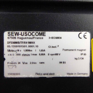 SEW-EURODRIVE Servomotor DFS56M/B/TF/RH1M/KK #K2 NOV
