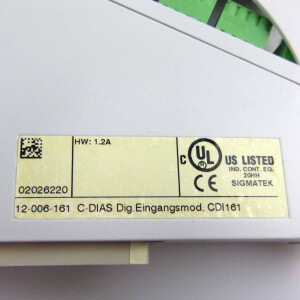 Sigmatek C-DIAS Digitales Eingangsmodul CDI161 12-006-161 GEB