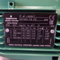Leroy-Somer Drehstrommotor LS63M/T 0.12kW + Getriebe MVA-20-BSR-M-R-MI-71,5min-1 NOV