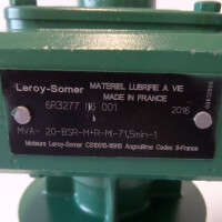 Leroy-Somer Drehstrommotor LS63M/T 0.12kW + Getriebe MVA-20-BSR-M-R-MI-71,5min-1 NOV