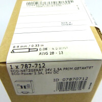 WAGO Netzteil 787-712 24VDC 60W SIE