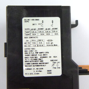 Siemens Überlastrelais 3RU1136-1JB0 OVP