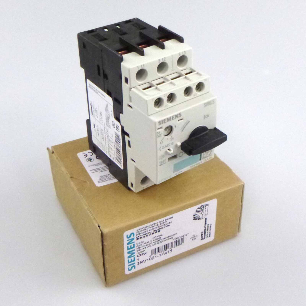 Siemens Leistungsschalter 3RV1021-1FA15 OVP