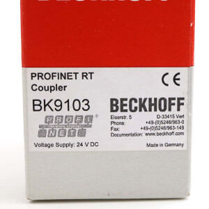 Beckhoff PROFINET-Buskoppler BK9103 OVP