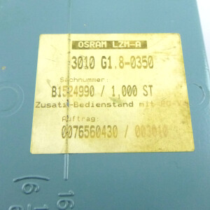 Osram / Telemecanique Bedienstand 3010 G1.8-0350 B1524990 GEB