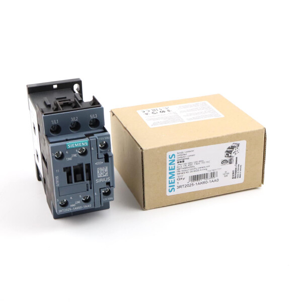 Siemens Leistungsschütz 3RT2025-1AK60-1AA0 OVP