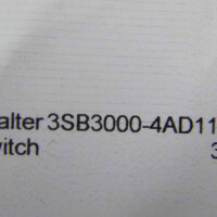 Siemens Schluesselschalter Ronis 3SB3000-4AD11 NOV