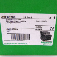 Schneider Electric Leitungsschutzschalter A9F03206 2P 6A B (6Stk.) OVP