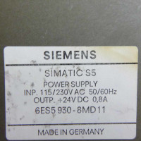 Simatic S5 PS930 6ES5 930-8MD11 OVP