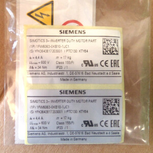 Siemens Simotics T Torque-Motor 1FW6063-0KB10-1JC1 OVP