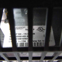 Advanced Energy Thyristor-Leistungssteller THYRO-P 1P 500-170 H-ASM GEB