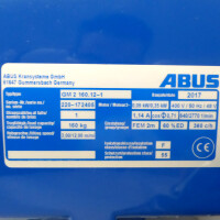 ABUS Elektro-Kettenzug GM 2 160.12-1 160 kg + Tele-Radio Funk TG-T9-1 OVP
