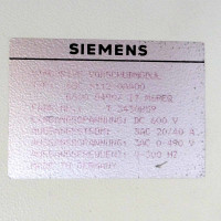 Simodrive 611 VSA Modul 20/40A 6SC6112-0AA00 #K3 GEB