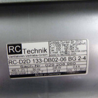 RC Technik Lüftereinheit RC-D2D 133-DB02-06 BG 2-4 029.208960 400V GEB