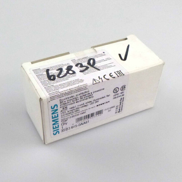 Siemens Leuchtdrucktaster 3SB3 645-0AA61 OVP