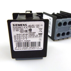 Siemens Hilfsschalterblock 3RH2911-1HA01 (2Stk) GEB