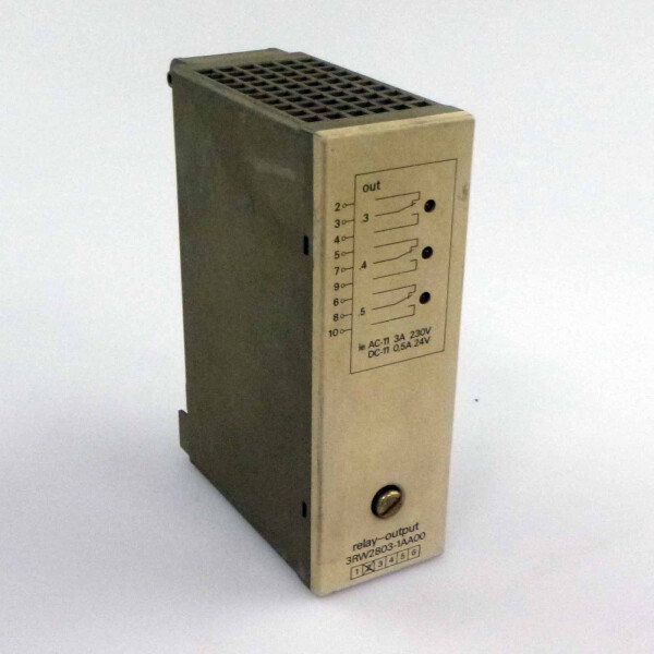 Siemens Sikostart RELAISAUSGABEBAUGRUPPE 3RW2803-1AA00 GEB