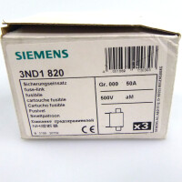 Siemens  NH-Sicherungseinsatz 3ND1820 (3Stk) OVP