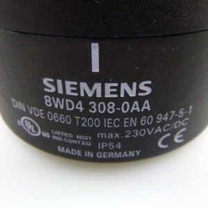 Siemens Anschlusselement 8WD4 308-0AA NOV